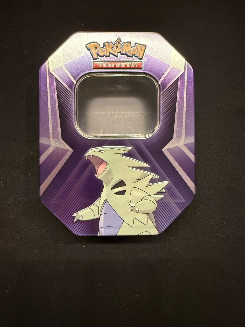 Pokemon Purple Tin Featuring Tyranitar